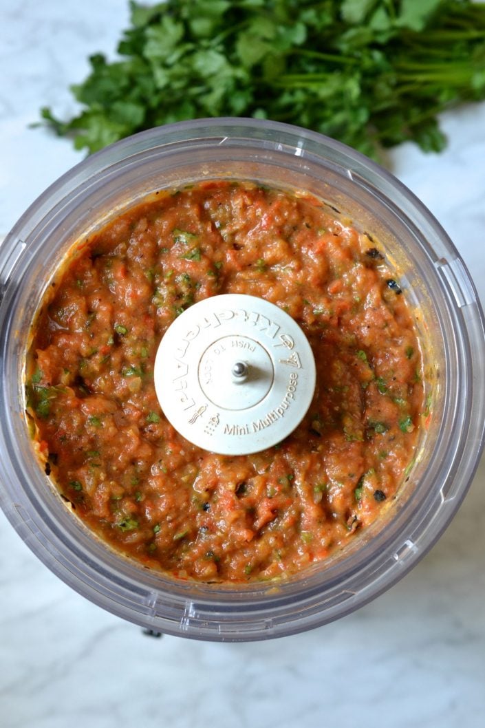 Oven Roasted Salsa | Every Last Bite Oven Roasted Salsa