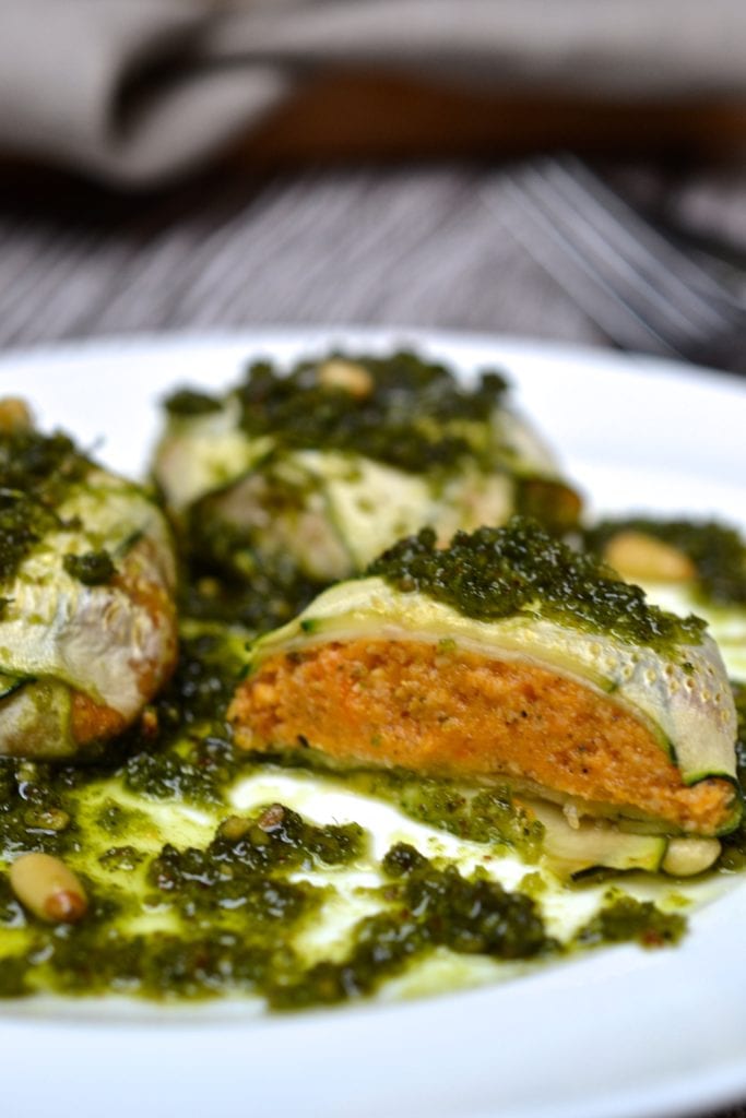 Butternut Squash Ravioli with Kale Pesto | Every Last Bite