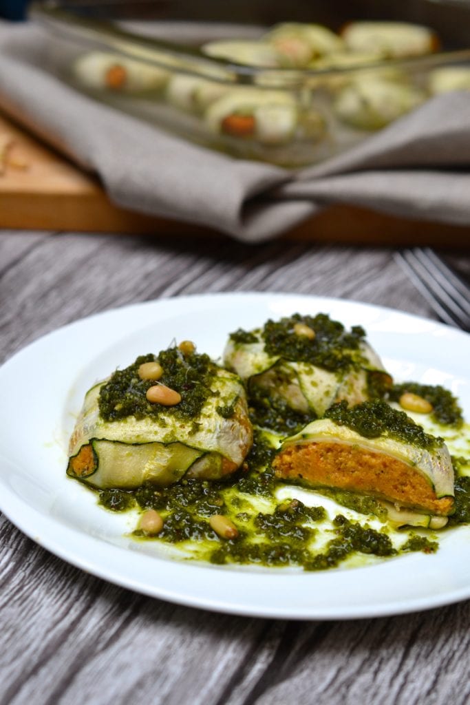 Butternut Squash Ravioli with Kale Pesto | Every Last Bite