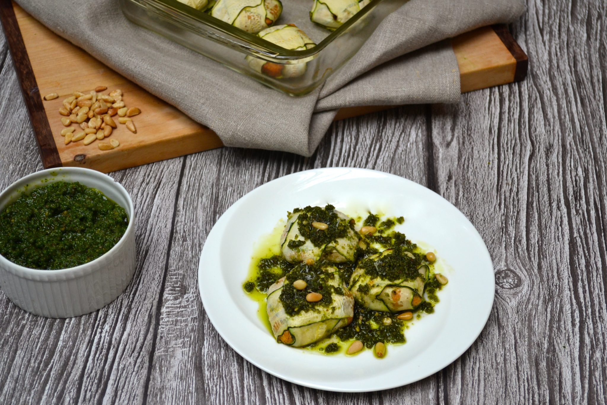 Butternut Squash Ravioli with Kale Pesto-image