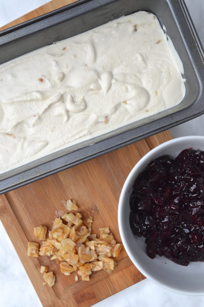 Cherry Ripple & Almond Crunch Ice Cream