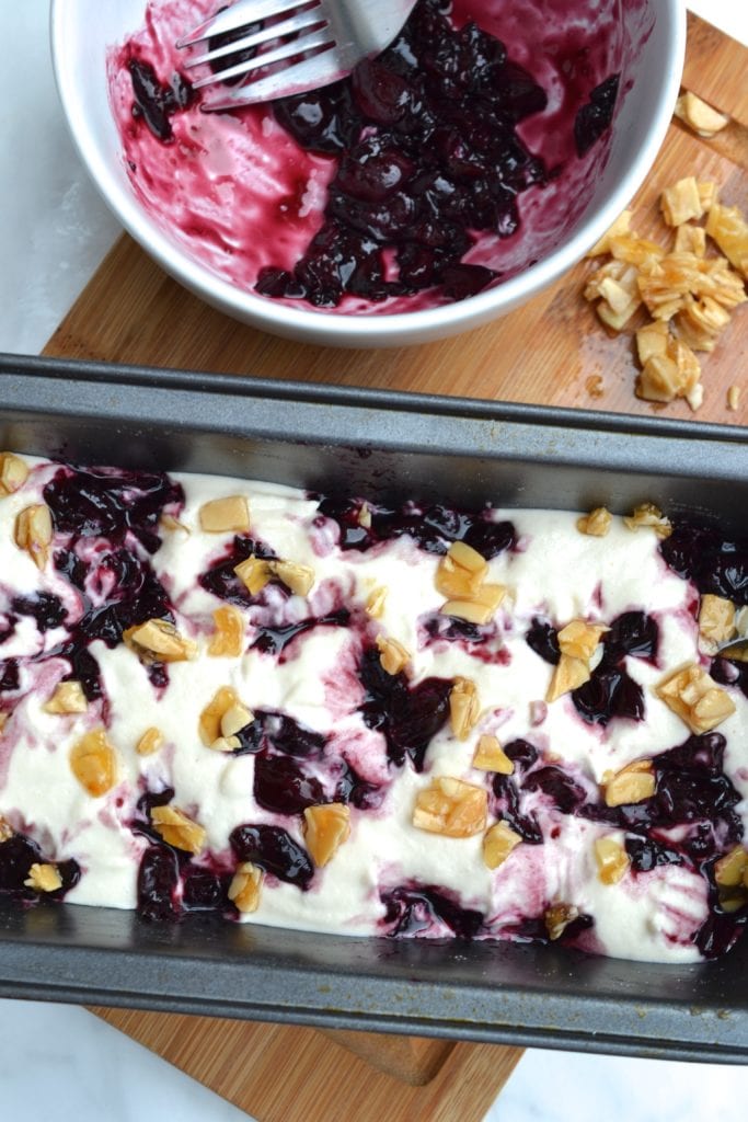 Cherry Ripple & Almond Crunch Ice Cream