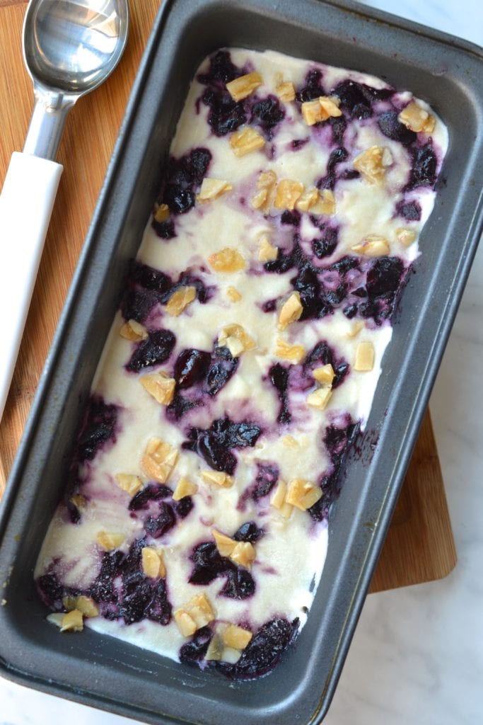 Cherry Ripple & Almond Crunch Ice Cream