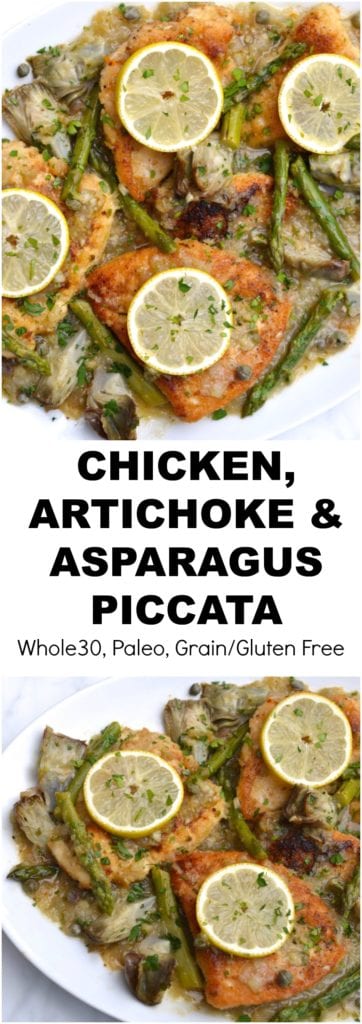 Chicken, Asparagus & Artichoke Piccata | Every Last Bite Chicken, Asparagus & Artichoke Piccata
