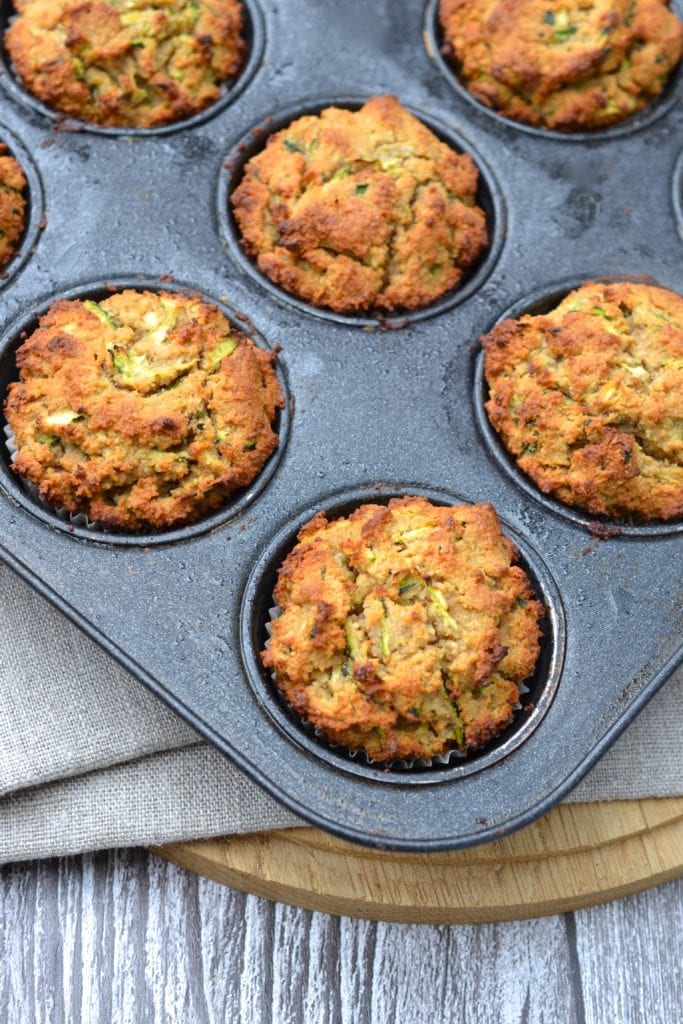 Peanut Butter & Zucchini Muffins | Every Last Bite Peanut Butter & Zucchini Muffins