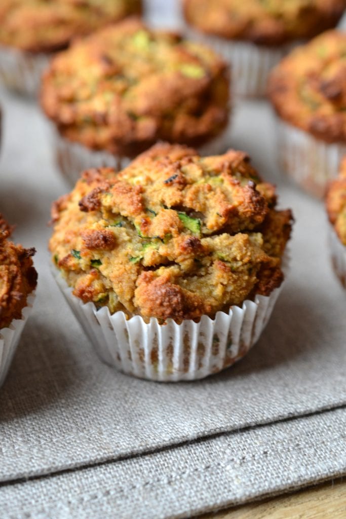 Peanut Butter & Zucchini Muffins | Every Last Bite Peanut Butter & Zucchini Muffins