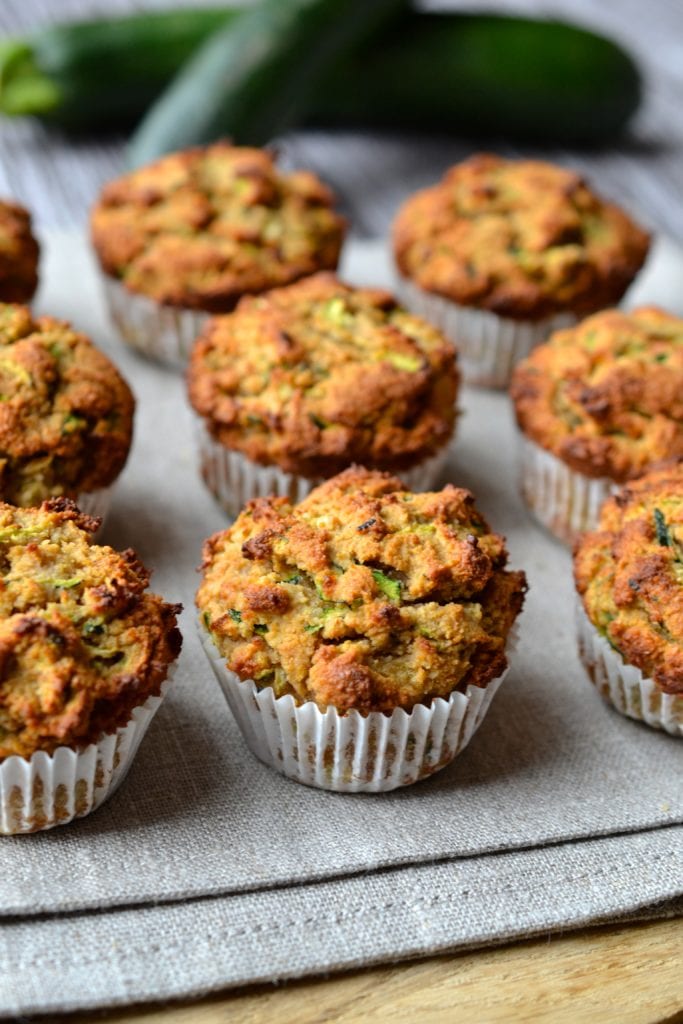 Peanut Butter & Zucchini Muffins | Every Last Bite