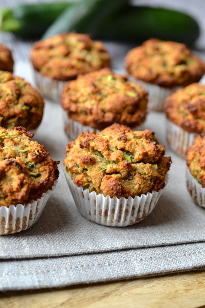 Peanut Butter & Zucchini Muffins | Every Last Bite Peanut Butter & Zucchini Muffins