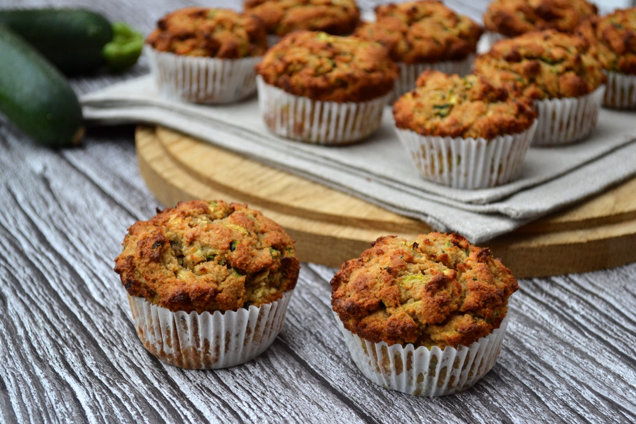 Peanut Butter &amp; Zucchini Muffins-image