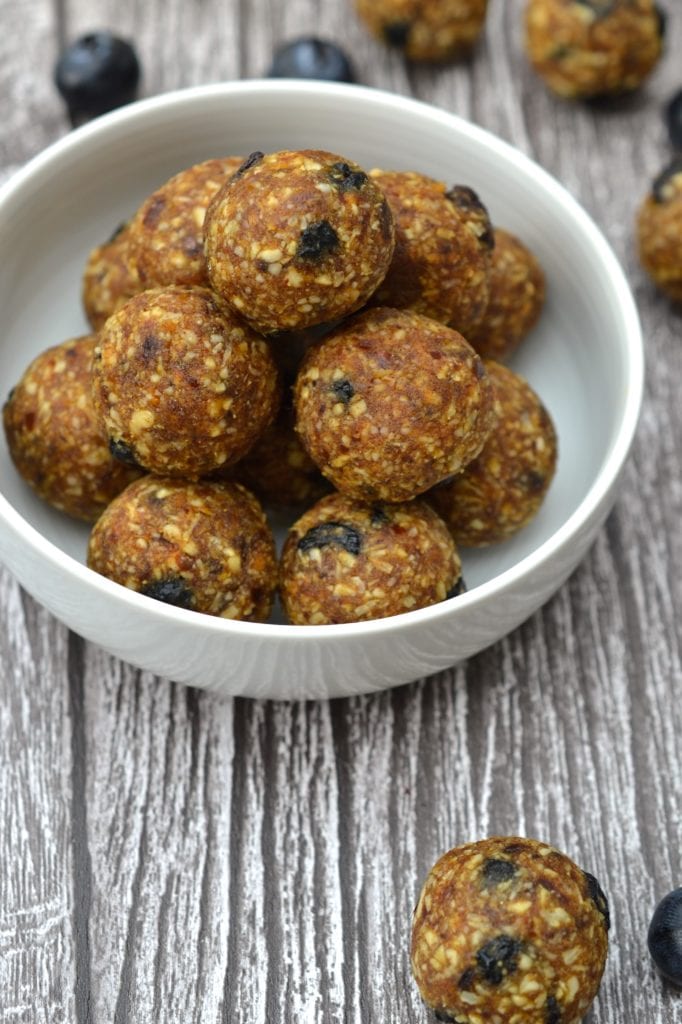 Lemon & Blueberry Energy Balls | Every Last Bite