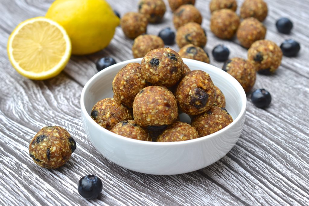 Lemon & Blueberry Energy Balls | Every Last Bite
