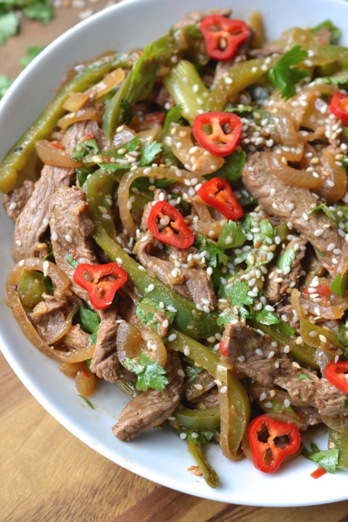 Ginger Beef Stir Fry | Every Last Bite