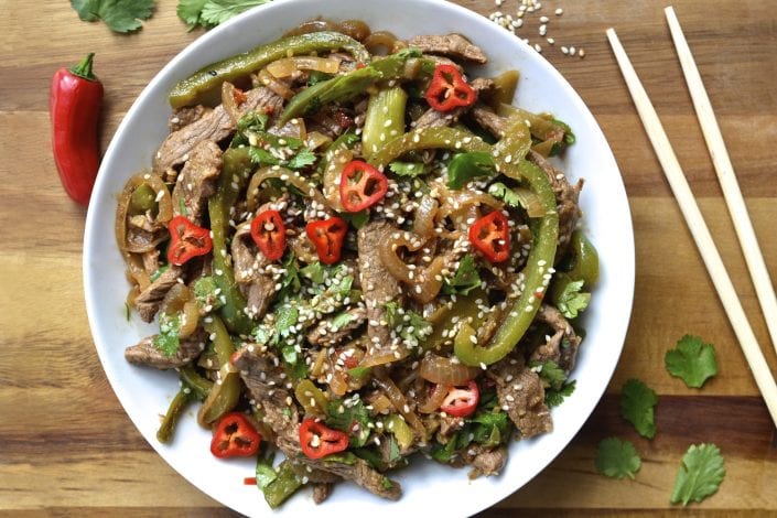 Ginger Beef Stir Fry | Every Last Bite Ginger Beef Stir Fry