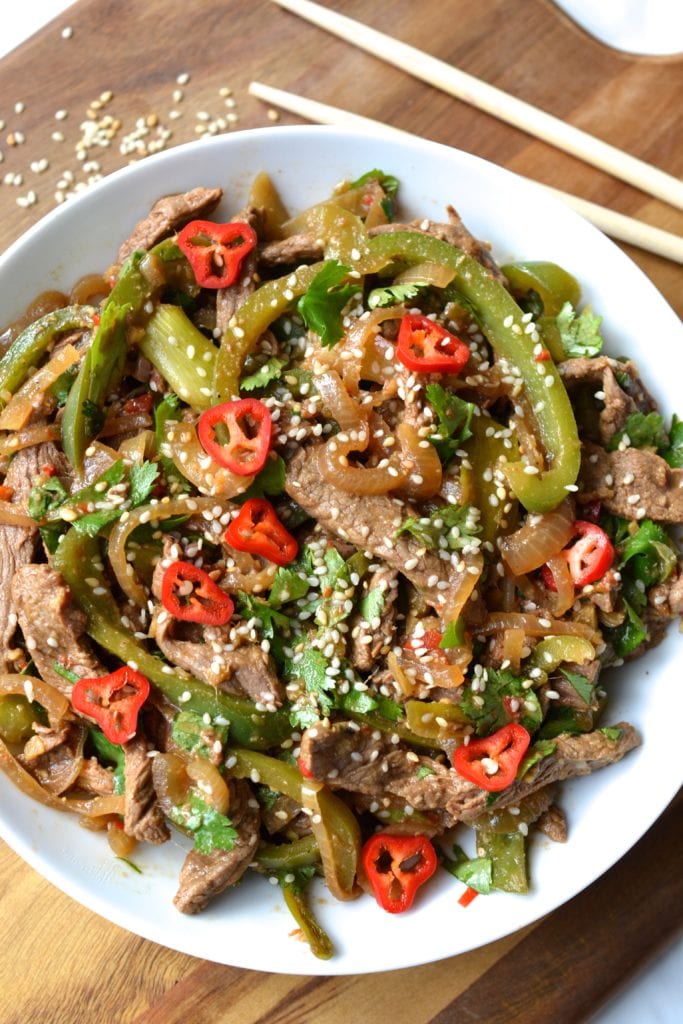 Ginger Beef Stir Fry | Every Last Bite Ginger Beef Stir Fry