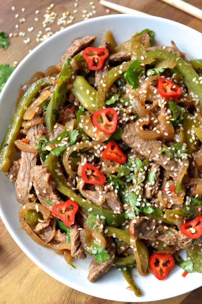 Ginger Beef Stir Fry | Every Last Bite Ginger Beef Stir Fry