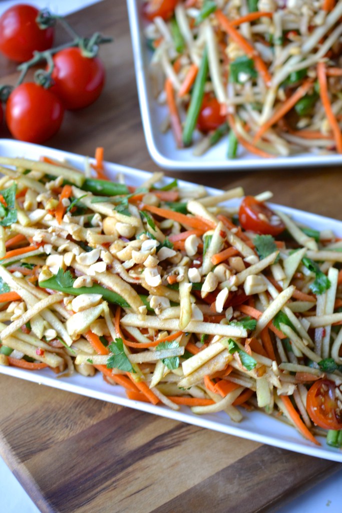 "Faux" Green Papaya Salad Every Last Bite