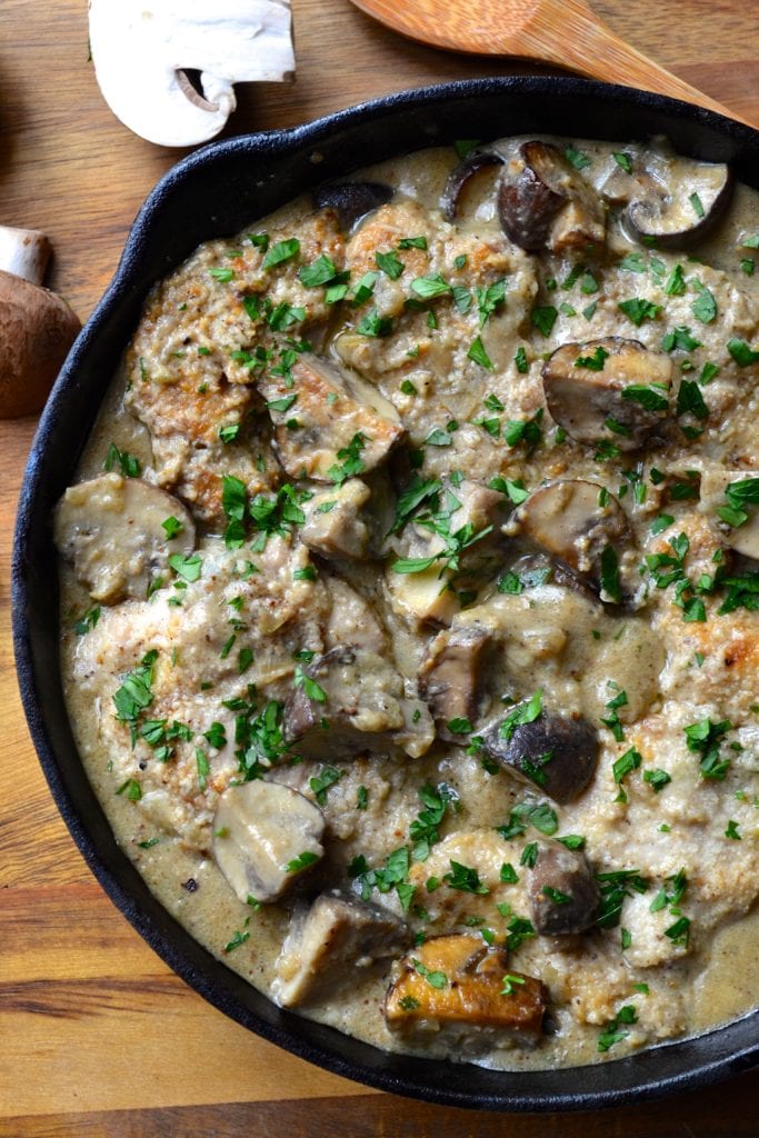 Creamy Mushroom Chicken | Every Last Bite