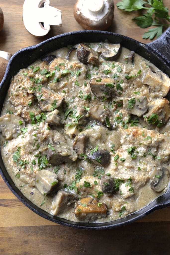 Creamy Mushroom Chicken | Every Last Bite Paleo Creamy Mushroom Chicken