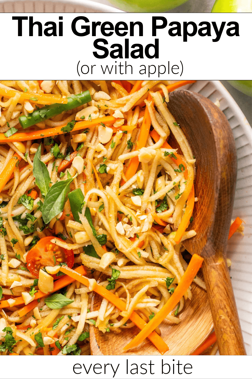 Thai Green Papaya Salad Recipe | Every Last Bite Thai Green Papaya Salad Recipe