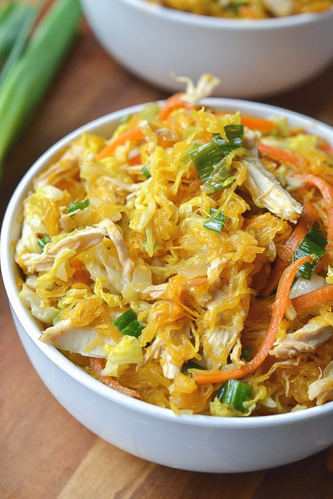 Spaghetti Squash Chicken Chow Mein-image