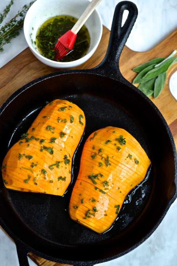 Hasselback Butternut Squash | Every Last Bite