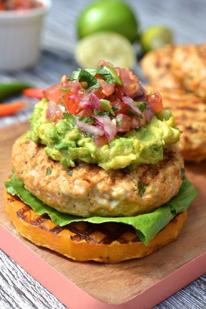 Mexican Chicken Burger