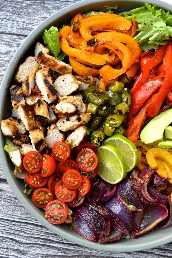 Chicken Fajita Salad