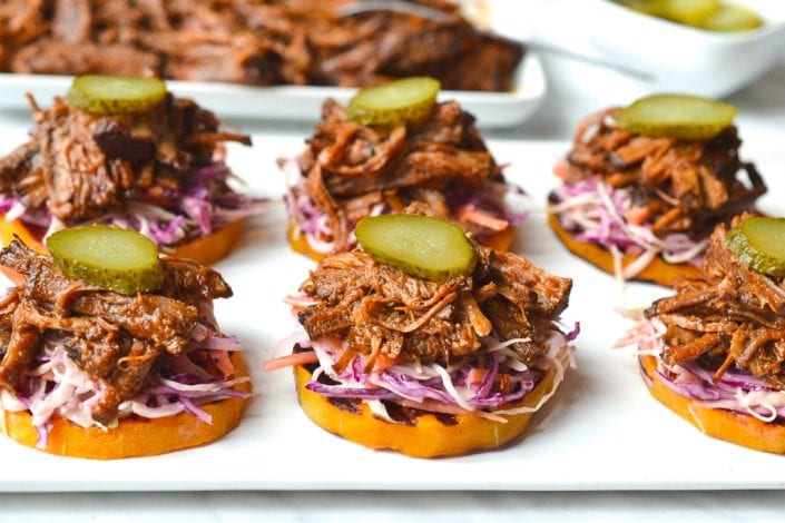 Pulled Brisket Sliders | Every Last Bite Brisket Sliders