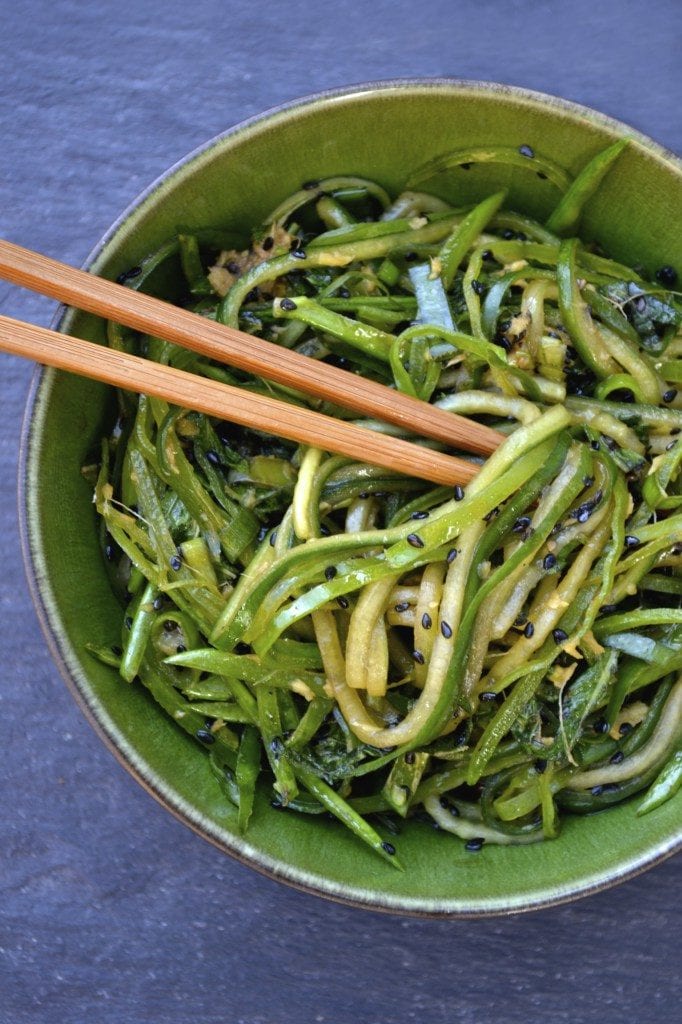 Cucumber Noodle Salad