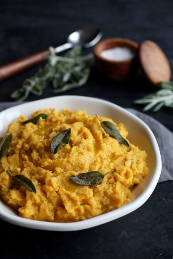 Cauliflower Butternut Squash Mash with Sage