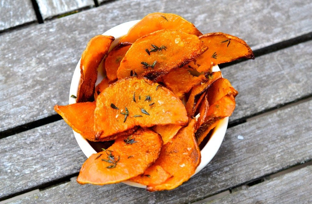 Crispy Butternut Squash Chips