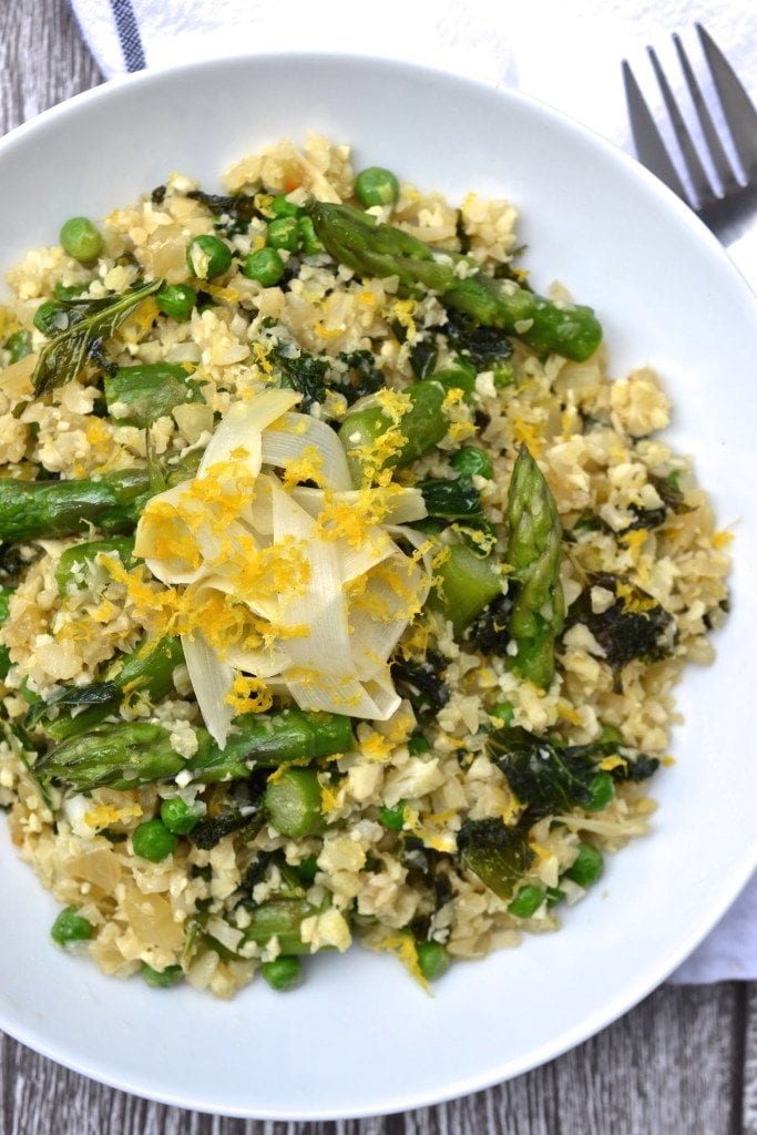 Asparagus, Kale & Lemon Risotto