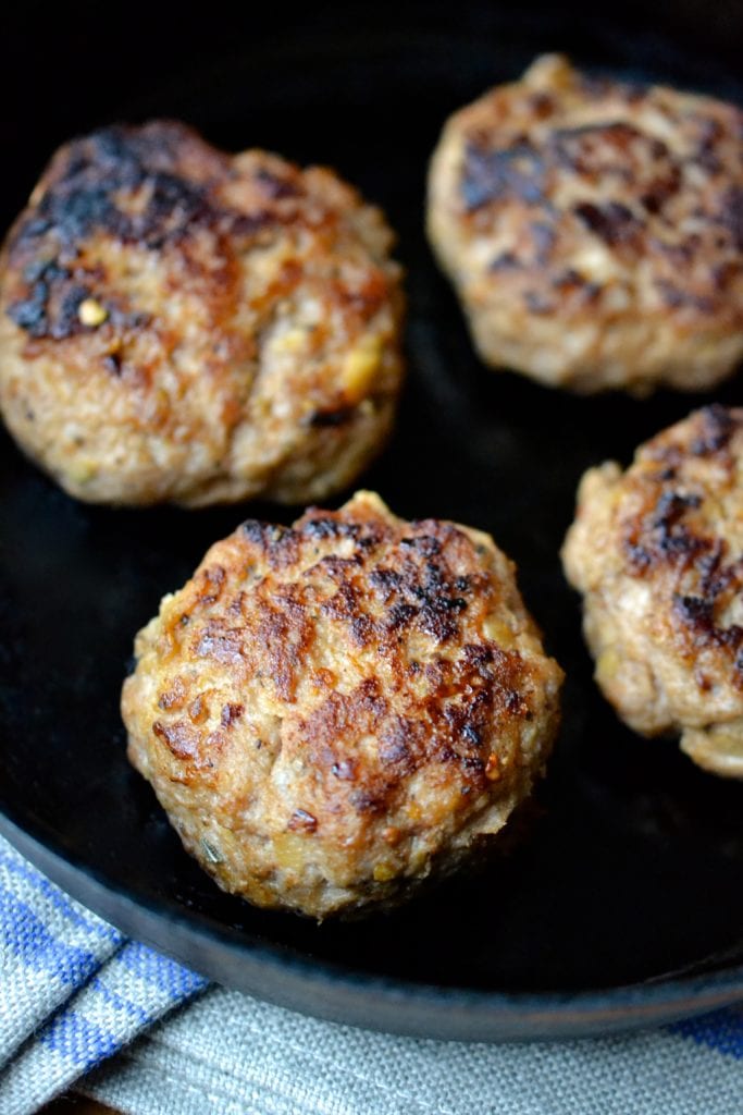 Pork & Apple Breakfast Sausage (Paleo, Whole30, Grain/Gluten Free)