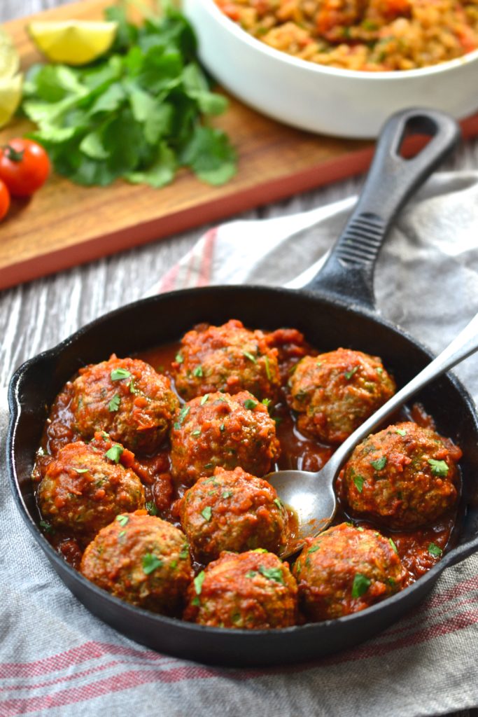 You can find the recipe for these Mexican Meatballs here on. 