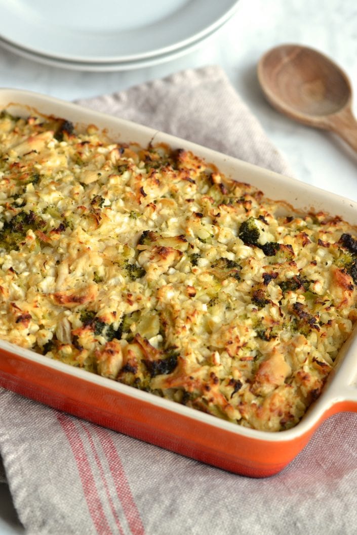 Broccoli & Chicken Casserole (Paleo, Grain/Gluten Free, Dairy Free, Low