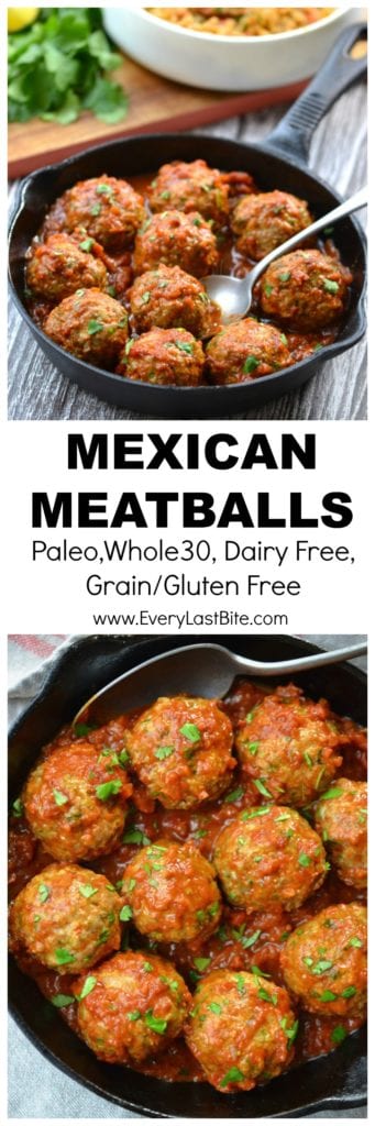 Mexican Meatballs | Every Last Bite Mexican Meatballs