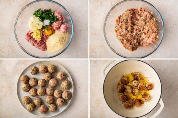 Make the meatballs