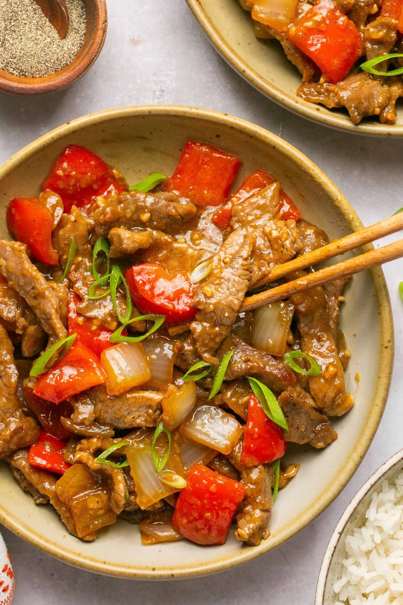Black Pepper Beef 