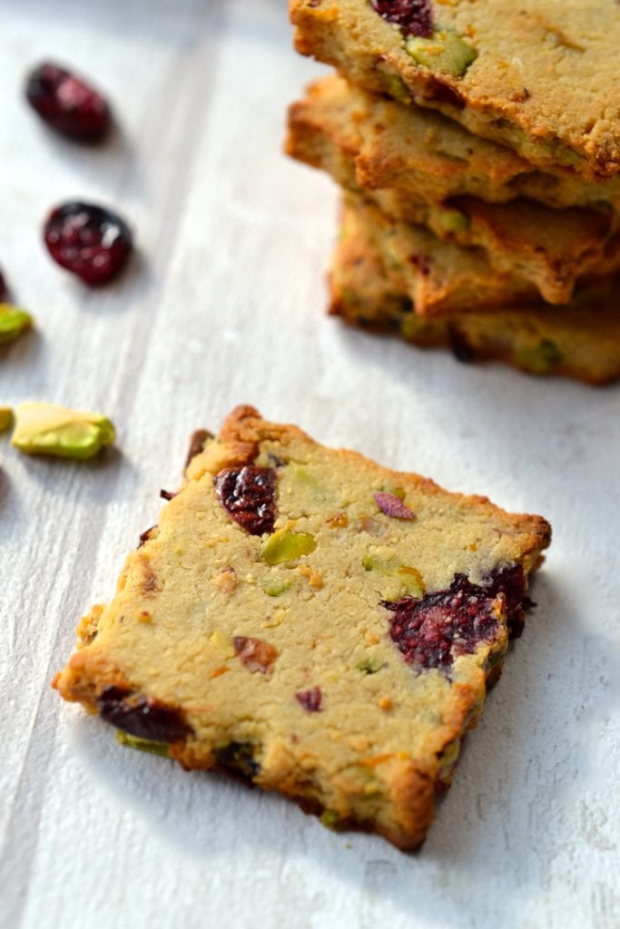 Pistachio, Cranberry & Orange Cookies | Every Last Bite