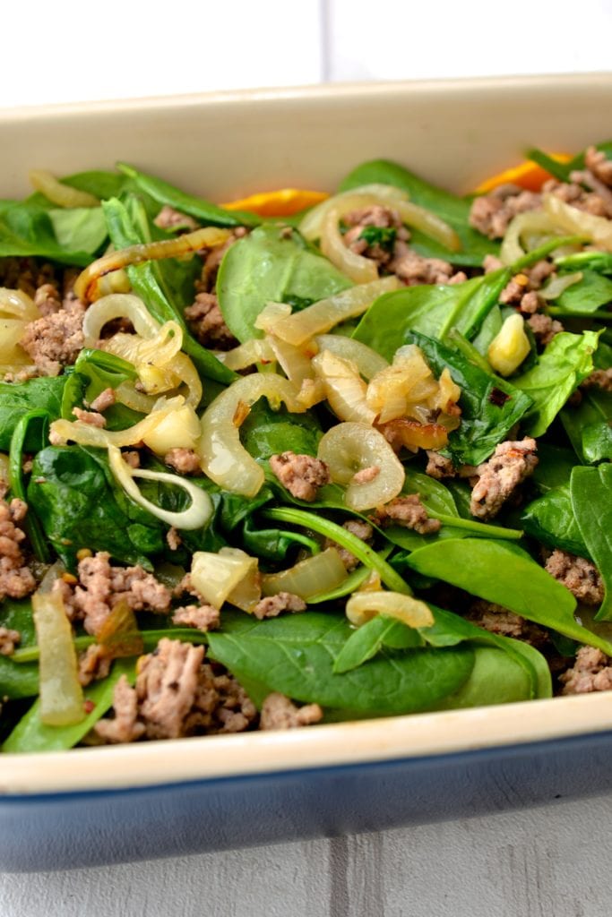 Spinach, Butternut Squash & Turkey Breakfast Casserole | Every Last Bite