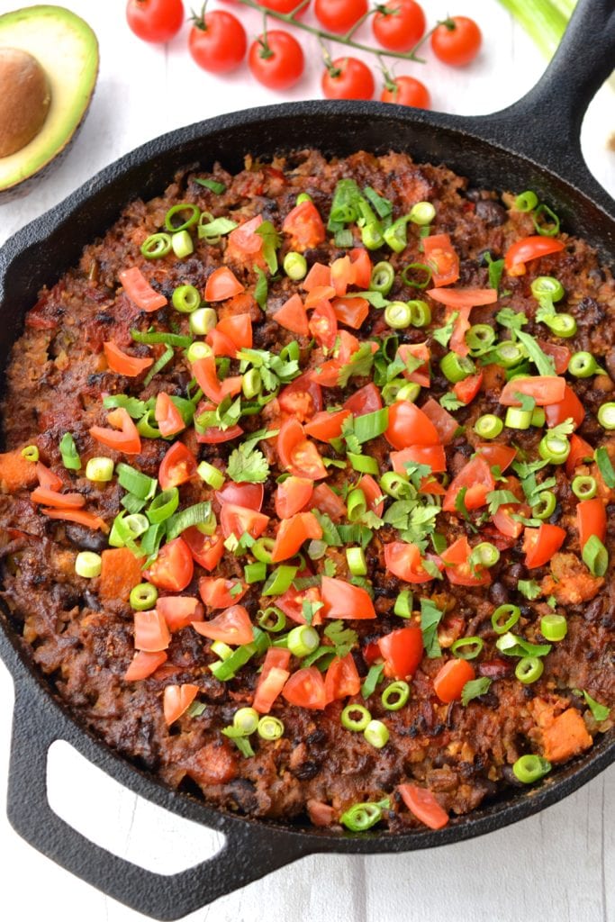 Beef & Cauliflower Rice Mexican Casserole | Every Last Bite Beef & Cauliflower Rice Mexican Casserole