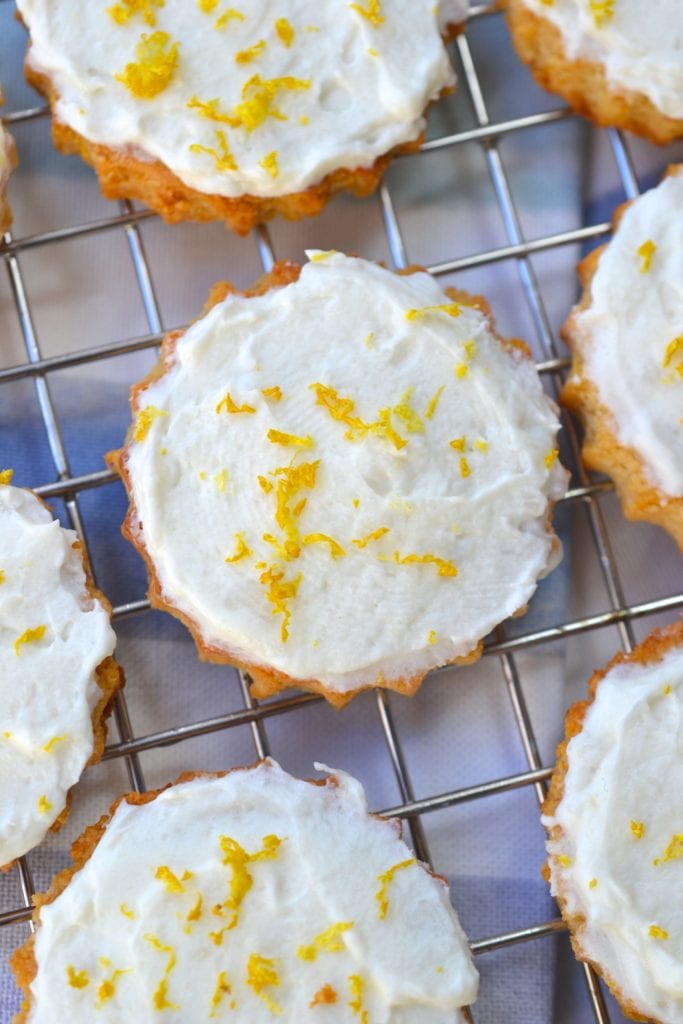 Lemon Cookies with Lemon Icing | Every Last Bite Lemon Cookies with Lemon Icing