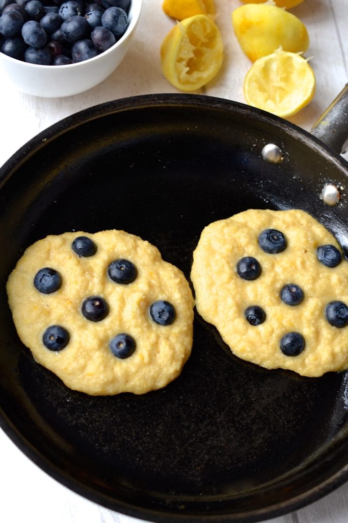 Lemon Blueberry Pancakes