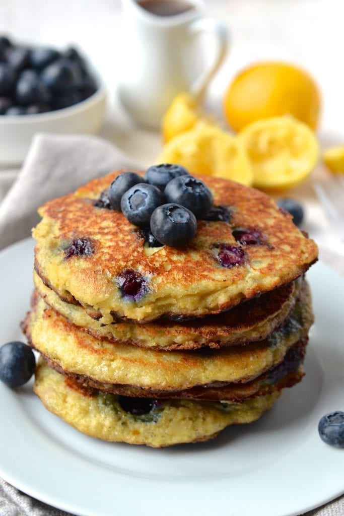 Paleo Blueberry Pancakes