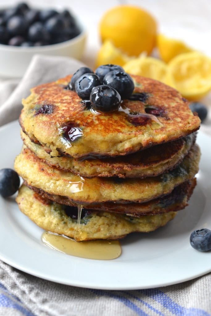 Paleo Blueberry Pancakes