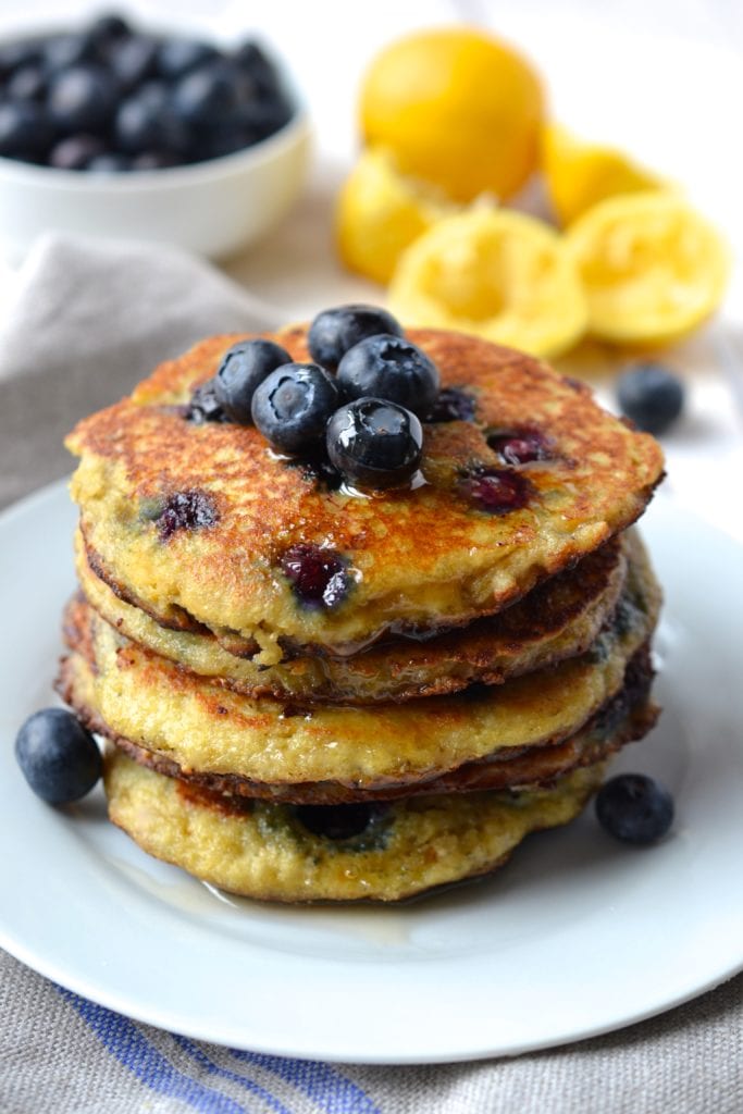 Paleo Blueberry Pancakes