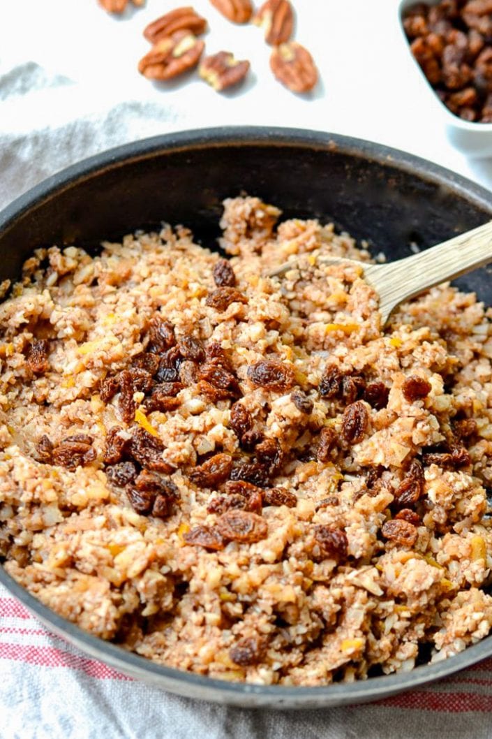 Apple & Cinnamon Cauliflower Porridge | Every Last Bite