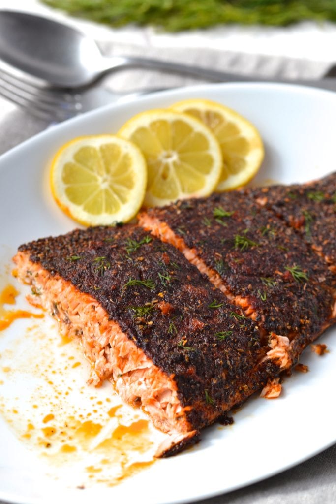 Spicy Baked Salmon (Paleo, Whole30, Nut Free, Grain/Gluten Free, SCD)