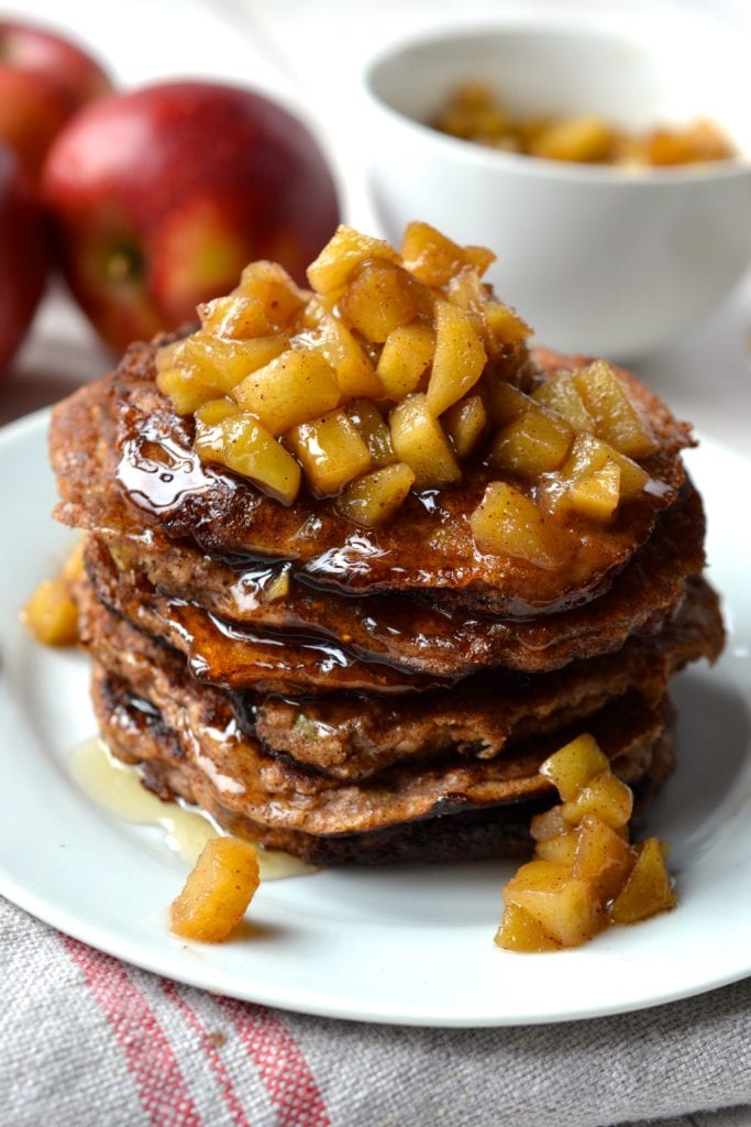 Apple Cinnamon Pancakes | Every Last Bite Paleo Apple Pancakes