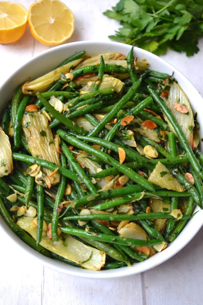 Green Bean & Roasted Fennel Salad